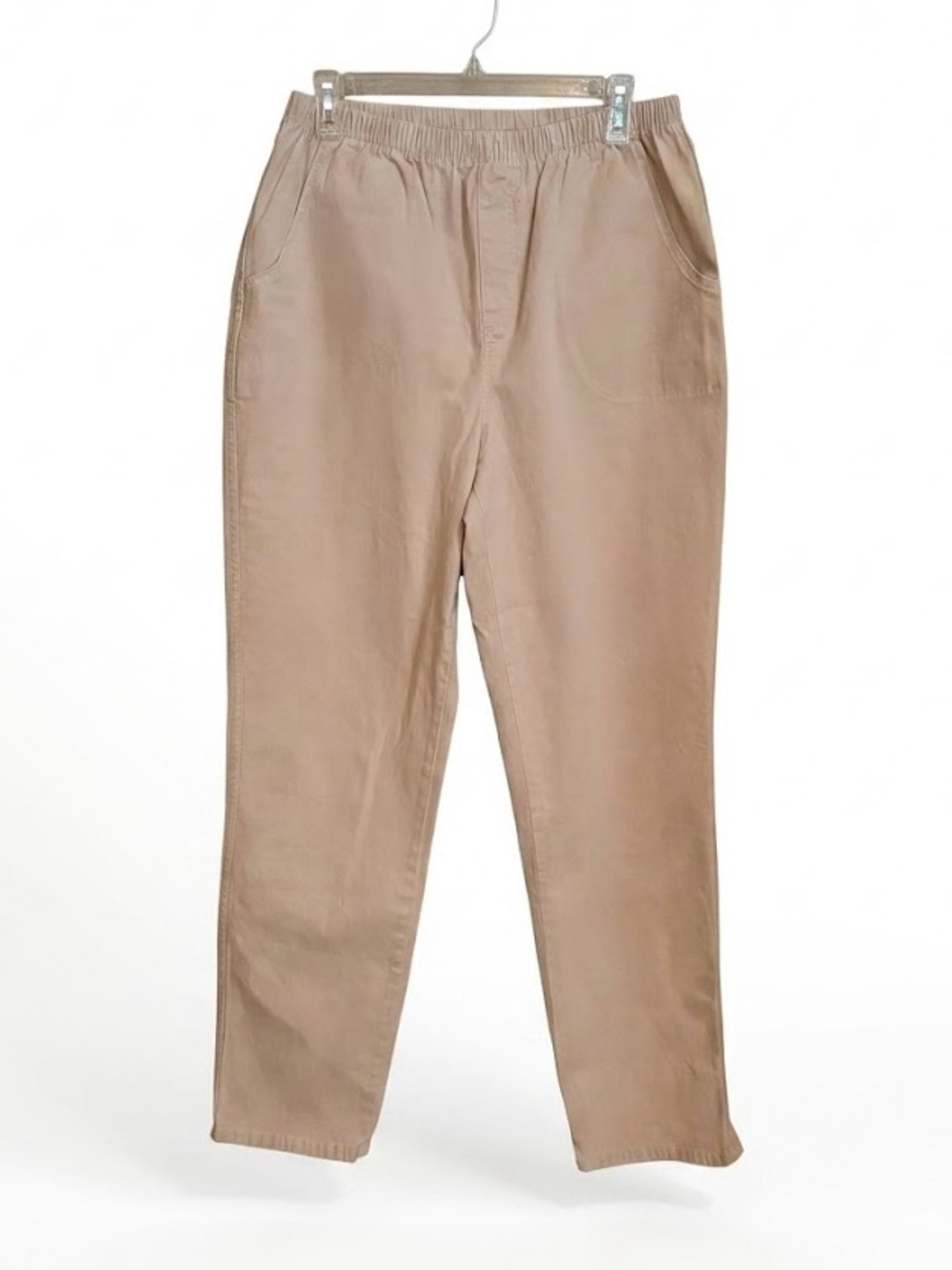 New Denim & Co Khaki Pants Size Large Tall
